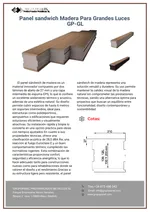 Ficha técnicapanel sandwich grandes luces