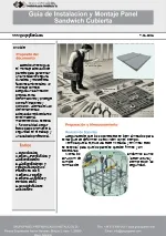 Ficha instrucciones de montaje panel cubierta GP-P3G