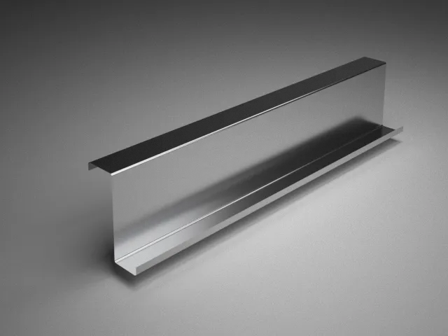 Perfil Z galvanizado estructural de acero para cubiertas industriales y panel sándwich